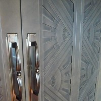 Theatre Doors with Custom made Bronze Handles